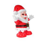 TOYANDONA Battery Operated Dancing Santa for Christmas Party Favor Cute Electric Xmas Decoration with Fun Holiday Dance for Office Desk Table Balcony and Car Festive Display