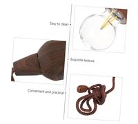 TOYANDONA Battery Operated Retro Hanging Bulb Light with Pull String for Camping Tent Outdoor Use Portable Vintage Globe Lamp for Hiking Fishing Hunting and Emergency Lighting