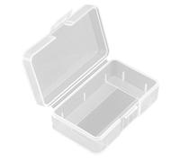 TOYANDONA Battery Storage Box Case for 9v Single Battery Lightweight Pp Plastic Organizer from Short Circuiting and Keeping Them Neatly Stored for Home or Travel Use