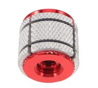 TOYANDONA Bike Headset Stem Expander Plug Red High Strength Bicycle Fork Expansion Screw for Road and Mountain Bikes Cycling Front Fork Steerer Bung