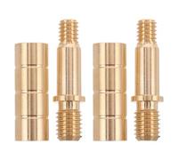 TOYANDONA Billiard Cue Tip Screws with Precision Screw Interface 3pcs Brass and Secure Joint Structure and Stable Connections for Pool Cue Extension Set in Pool Competitions
