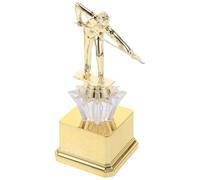 TOYANDONA Billiards Pool Trophy Award 8 Inch Plastic Gold Championship Trophy Cup Elegant Billiards Theme Design Easy Maintenance Suitable for Display and Collecting