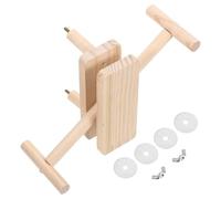 TOYANDONA Bird Cage Wooden Perch for Parrots Parakeets Cockatiels - Birds Interactive Seesaw Toy - Exercise Training Platform for Lovebirds and Budgies