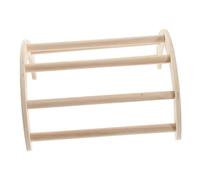TOYANDONA Bird Roosting Stand for Chickens and Birds Natural Wooden Perch Essential Coop Accessory for Hens and Chicks Smooth Polished Design
