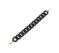 TOYANDONA Black Acrylic Chain Bag Replacement Strap for Handbags and Tote Bags with Hanging Hooks Lightweight Sturdy DIY Craft