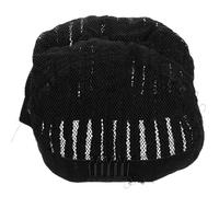 TOYANDONA Black Cornrows Wig Cap Made of Sturdy Thermoplastic Material, Adjustable and Simple Design, Protects Natural Hair and Scalp, for Crochet and Braided Wig Styling