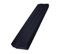TOYANDONA Black Electric Piano Cover with Stretch Drawstring, Practical Polyester and Spandex Protective Cloth to Guard Keyboard Piano from Ash and Dust, Suitable for 61/73/76 Keys