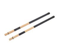 TOYANDONA Black Maplewood Wooden Rhythm Drumsticks with Compact Design and Comfortable Grip for Percussion Instruments Suitable for Drum Practice and Marching Band Use