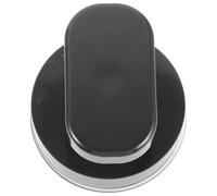 TOYANDONA Black Plastic Adhesive Suction Cup Grab Bar Handle with Rounded Design for Cabinet Doors and Bathroom Safety, for Stairs or Place Requiring Fall Prevention