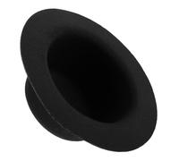 TOYANDONA Black Plush Lolita Mini Topper Hat Doll Dress Up Accessory for Parties Weddings Cosplay Classic Craft Fascinator for DIY Fashion Dolls