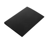 TOYANDONA Black Presentation Folder with Matte Hard Cover PP Material Clear Page Binder with Non-Reflective Portfolio Organizer for Music Reports and Performance Documents