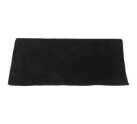 TOYANDONA Black Rectangle Dressing Table Cover 23.6X12 Inch Decorative Tablecloth Protector for Bedroom Dining Room and Living Room Solid Black Table Cover Mat for Wood