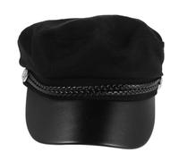 TOYANDONA Black Wool Beret Hat for Women Vintage Octagonal Newsboy Cap Warm Comfortable French Style Outdoor Driving Hunting Accessories