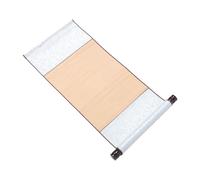 TOYANDONA Blank Chinese Calligraphy Paper Scroll 27x53cm Mini Gray Half-ripe Xuan Rice Paper for Painting and Calligraphy Practice, Art Hanging Scroll Accessory for Traditional Chinese Ink