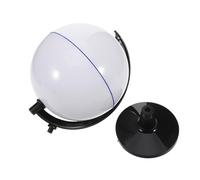 TOYANDONA Blank Globe for DIY Painting 10.6cm Rotating Unpainted Desktop Globe Educational Geography Craft Toy for Boys and Girls Home Classroom Learning