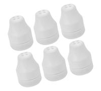 TOYANDONA Blind Cord Knobs Modern Minimalist Style 6pcs White Cylindrical for Window Blind Replacement Parts with Smooth and Precision Engineering for