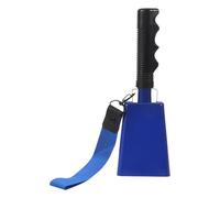 TOYANDONA Blue Lightweight Sports Cowbell Accessory with Fabric Handle Modeled after Soccer Ball for Fan Engagement at Sporting Events and School Activities