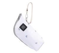 TOYANDONA Bottle Warmer Pouch Insulated Bottle Heat Keeper for Travel Automatic Temperature Control Portable Design for Go Storage Light Grey Rainbow