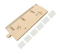 TOYANDONA Boy Girl Height Chart Wall Ruler Wooden Growth Chart Ruler Safety Material Easy Installation Star for Happy Moments