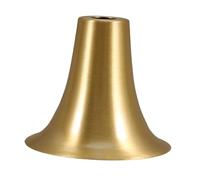 TOYANDONA Brass Lamp Socket Base with Precision Copper Pointed Cup Decorative Pendant Light Holder Compatible with Standard Bulbs for DIY Lighting Fixtures