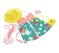 TOYANDONA Breakaway Rabbit Vest for Small Animals Outdoor Bunny Clothes Rabbit Pulling Strap for Bunny Walks Activities Random Color