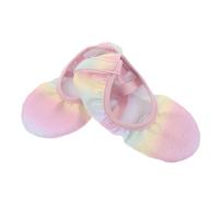 TOYANDONA Breathable Ballet Dance Shoes Soft Sole Flats for Comfortable Gymnastics Yoga Slippers for Preschool Dance Practice Lightweight Non Slip Ballet Footwear Pink
