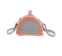 TOYANDONA Breathable Hamster Carrier Bag Portable Crossbody Pet Carrier for Small Animals Spacious Design for Outdoor Activities Soft Mesh Material for Travel with Food and Essentials