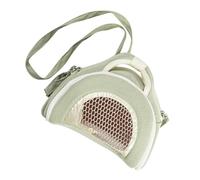 TOYANDONA Breathable Hamster Shoulder Bag Small Animal Carrier with Hands-free Carrying and Ventilation, Polyester Plush Material for Travel and Hanging with Sugar Glider and Guinea Pig