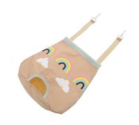 TOYANDONA Breathable Hanging Bunny Hay Feeder Bag for Small Animals Portable Foldable Hay Storage Pouch with Ventilated Design for Rabbits Guinea Pigs Hamsters Travel-friendly Pet Feeding