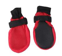 TOYANDONA Breathable Mesh Dog Shoes for Puppy Paw Protection Non-slip Sole for Outdoor Walks and Healing Paws