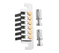 TOYANDONA Bridge Tailpiece Metal for Electric Guitar String Semicircle Tailpiece Replacement Use