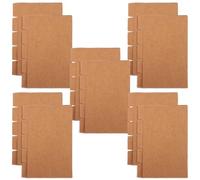 TOYANDONA Brown Paper Binder Dividers Quick Classification and Writable Categories with Tabs 20 Sets 5 Sheets Per Set 3x5 Inch Index Card Dividers for Office and School Use