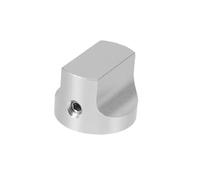 TOYANDONA Brushed Silver Aluminum Volume Control Knob Duckbill Design Precision Potentiometer for Tube Amplifiers Guitar Effect Pedals and Audio Devices