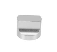 TOYANDONA Brushed Silver Aluminum Volume Knob for Electric Guitar Bass Pedal and Tube Amplifiers Replacement Potentiometer Control for Audio Amplifier Studio and Home Use