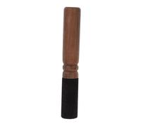 TOYANDONA Buddha Singing Bowl Mallet Wooden Striker Leather Wrapped Tibetan Sound Bowl Stick For Meditation Yoga Accessories Small Sandalwood 13CM
