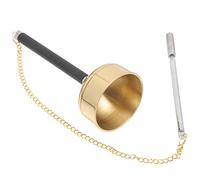 TOYANDONA Buddha with Fine Polishing Craftsmanship Musical Instrument Brass Praying Instrument and Comfortable to Hold Features for Buddhist Rituals and Temple Supply