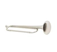 TOYANDONA Bugle Trumpet for Students Lightweight Silver Trumpet with Enhanced Resonance for Beginners and School Bands