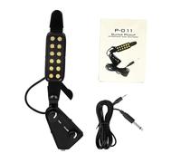 TOYANDONA Build Your Own Guitar Kit Wooden Acoustic Pickup Transducer Pickup Cable