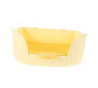 TOYANDONA Bunny Litter Box Toilet: Small Animal Bathroom Tray Potty Corner Toilet For Rabbit Guinea Pig Ferret Chinchilla Plastic Potty Trainer