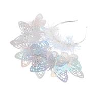 TOYANDONA Butterfly Sequin Headband for Women Decorative Hair Hoop for Themed Parties Role Play and Birthdays Comfortable and Unique Glitter Hair Accessory