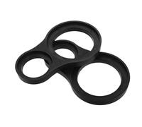 TOYANDONA Car Audio Speaker A-pillar Bracket Base 1.5 3.5 Inch Plastic Pad Pair for Car, Boat, Rv Speaker Adapter Horn Replacement Suitable for Enhanced Sound Systems