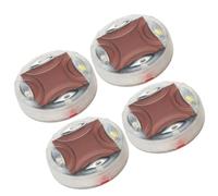 TOYANDONA Car Tire Lights for Solar Powered with 4 Pcs 15 Shining Modes, Automatic Low Light Activation, Silicone and Plastic Material, White Wheel Flashing Decorative Lamps Bike