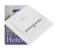 TOYANDONA Card-activated Power Switch with Three-wire Design White Panel for Enhanced Safety and Efficient Energy Management in Dormitories and Guest Rooms