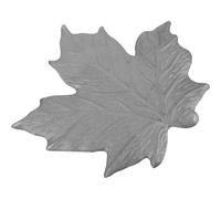 TOYANDONA Cast Iron Maple Leaf Stepping Stone 31.5x28.7cm 1.35kg Decorative Small Outdoor Garden Paver Stone for Lawn Walkway Patio