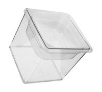 TOYANDONA Cat Drinking Bowl Fish Tank Aquarium Desktop Plastic Fish Bowl for Home Use with Water Fountain, Goldfish Turtle Aquarium Tank Suitable for Living Room and Office