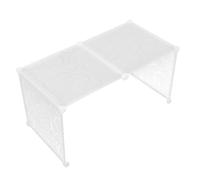 TOYANDONA Cat Litter Box Enclosure Panels with Enhanced Splash Protection and Space-saving Design, Made of Sturdy Pp Plastic Resin, Featuring Three Sides and Top Cover with Ventilation