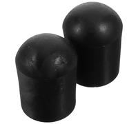 TOYANDONA Cello Endpin Protector Rubber Tip 2pcs Anti-Slip Cap for Bass Instrument Stable Grip Replacement Part
