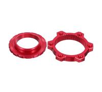 TOYANDONA Center Lock Bolt Disc Brake Adapter Aluminum Hub Spacer for Mountain Road Bikes Lightweight with Easy Installation and Secure Rotor Attachment