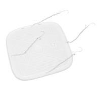 TOYANDONA Central Air Conditioner Vent Deflector for Office Use, White Plastic Square Ac Vent Shield with Direct Blow Protection and Easy Installation, Modern Minimalist Design for Air