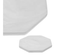 TOYANDONA Ceramic Cooling Pad for Small Pets Octagonal Heat Dissipation Board 3.9 Inch for Hamsters Rats Chinchillas Suitable for Summer Use Random Color